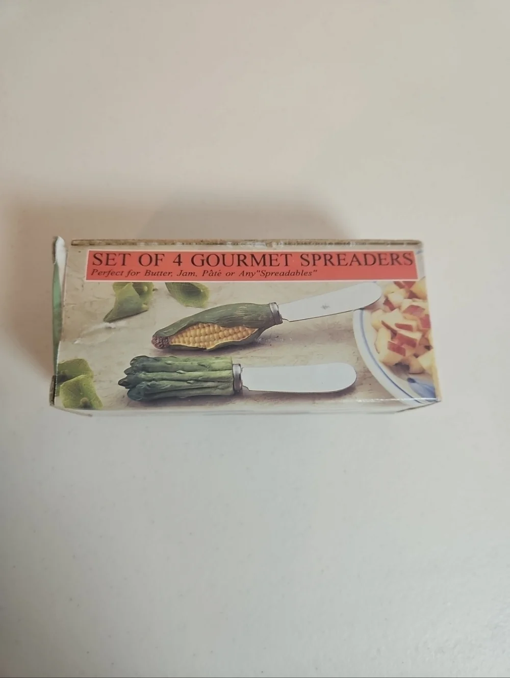 Stainless Steel Gourmet Spreader Knives Lot Of 9 Fruit Pumpkin Vegetables